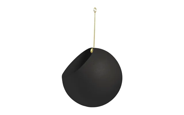 Aytm Globe Hanging Pot Ø17 Cm H28 Cm Black