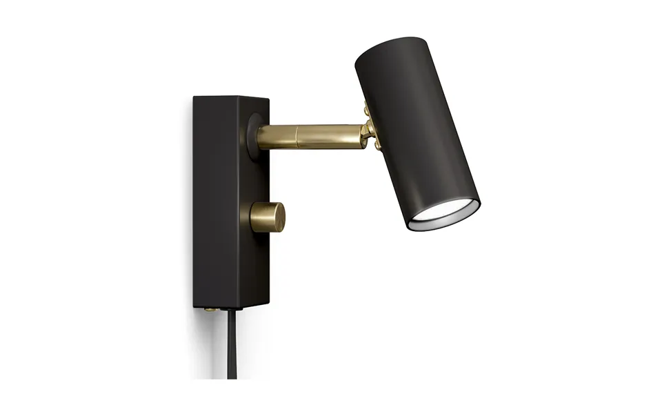 Belid Cato Wall Lamp Matte Black-brass