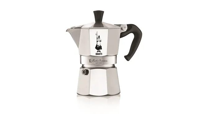 Bialetti Moka Coffee Maker 3 Cups Silver