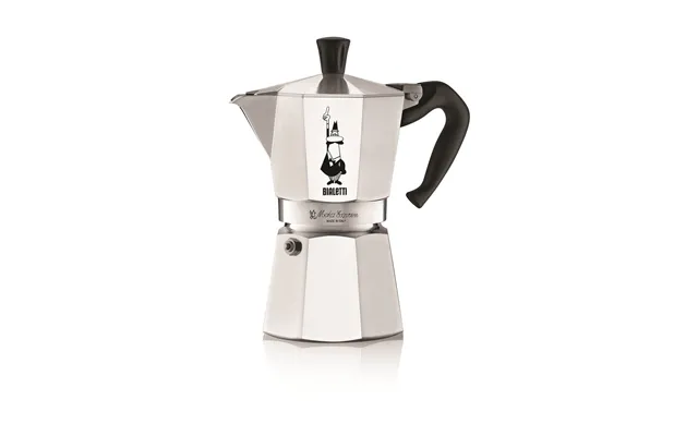 Bialetti Moka Coffee Maker 6 Cups Silver