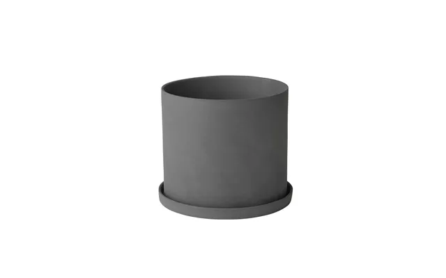 Blomus Nona Flower Pot Ø15 Cm Pewter