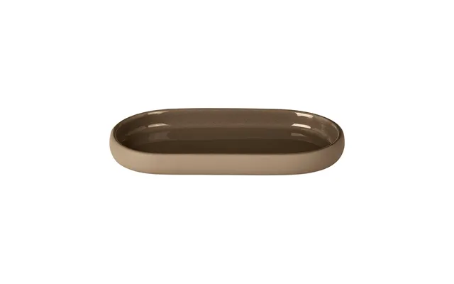 Blomus Sono Dish Ceramic 10x19 Cm Beige