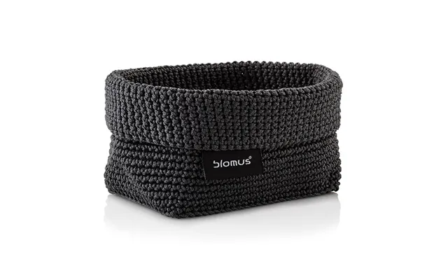 Blomus Tela Textile Basket M 10x15 Cm Anthracite