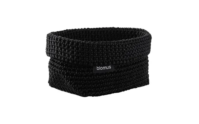 Blomus Tela Textile Basket M 10x15 Cm Black