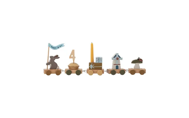 Bloomingville Alfi Birthday Train 39 Cm Brown