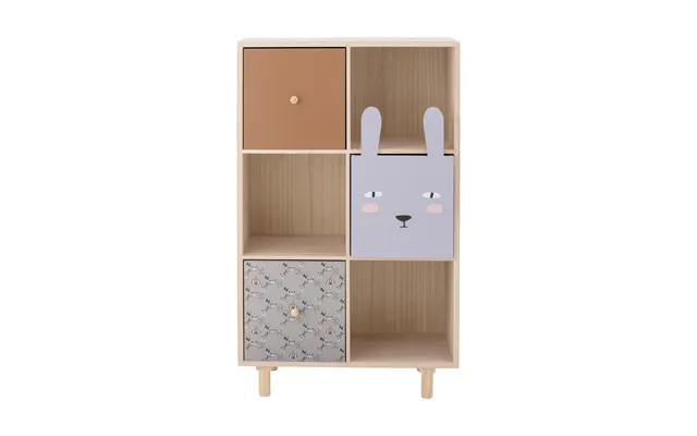 Bloomingville Calle Bookshelf With Draws Natural
