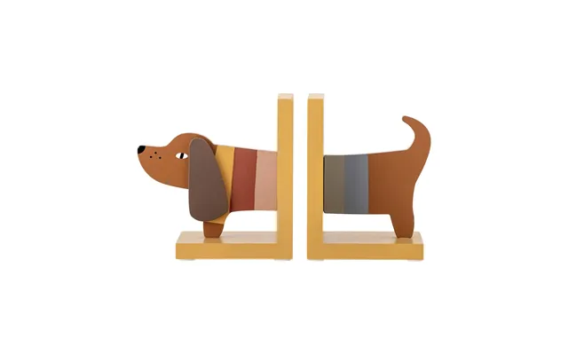 Bloomingville Charlie Book Ends 2 Pieces Yellow