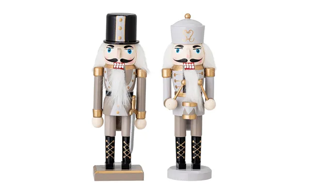 Bloomingville Darren Nut Cracker Decoration 20.5 Cm 2 Pieces Gold