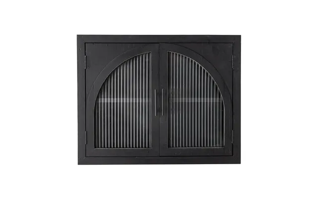 Bloomingville Lario Wall Cabinet 62x49x23 Cm Black Pine
