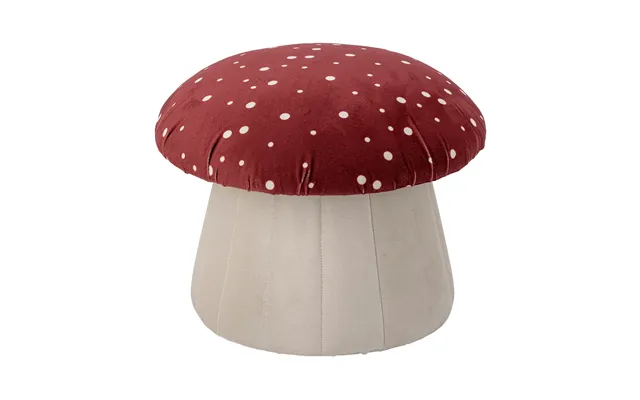 Bloomingville Lue Pouf Ø37x30 Cm Red