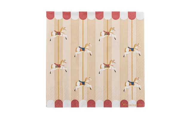 Bloomingville Merry-go-round Napkin 33x33 Cm 20-pack Nature product image