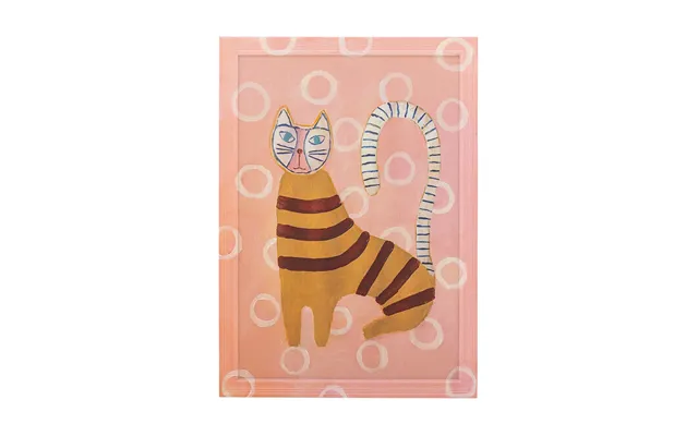 Bloomingville Missy Illustration With Frame 40x56 Cm Rose