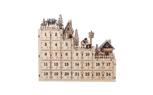 Bloomingville Richie Christmas Calender 33x38 Cm Nature
