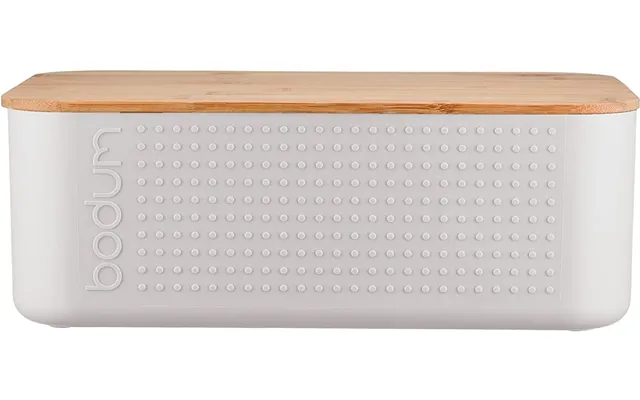 Bodum Bistro Bread Box With Bamboo Lid White