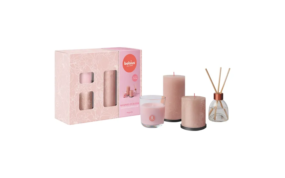 Bolsius Whispers Of Bloom Set - Scented Candle