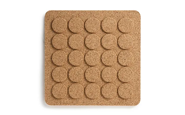 Born In Sweden Dots Square Trivet 20x20 Cm Brown