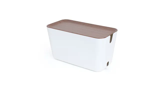 Bosign Cable Organiser Cabel Tidy Dark Wooden Details