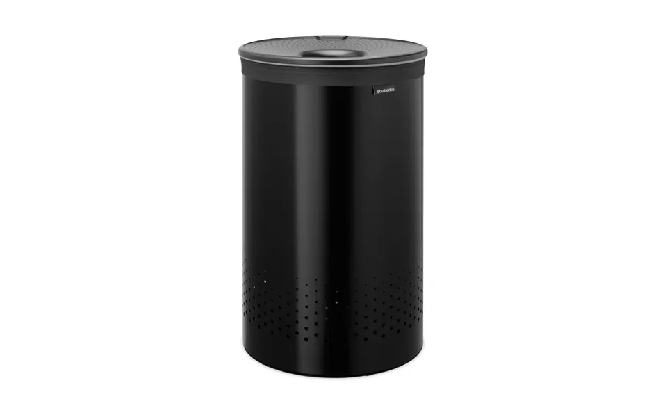 Brabantia Brabantia Laundry Basket Plastic Lid 60 L Matte Black