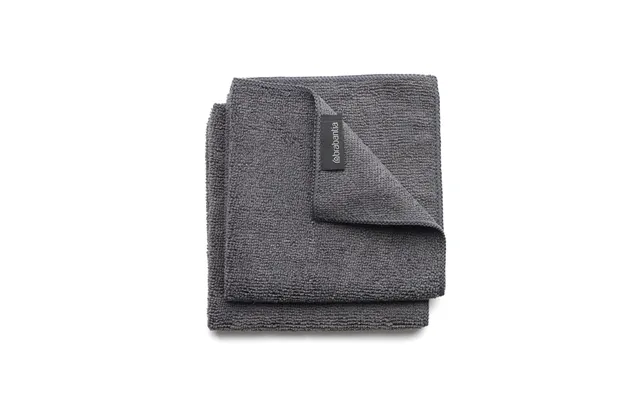 Brabantia Brabantia Microfiber Cloth 2-pack Dark Grey