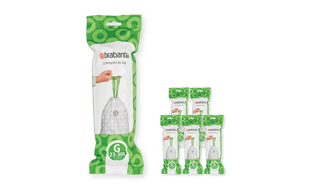 Brabantia Brabantia Perfectfit Bin Bags 120 Bags Model G. 23-30 L
