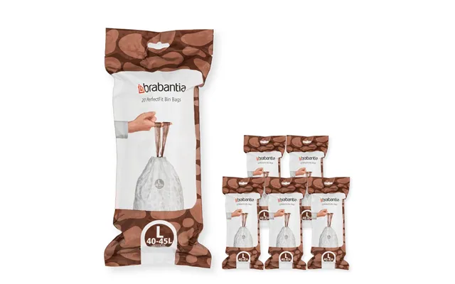 Brabantia Brabantia Perfectfit Bin Bags 120 Bags Model L. 40-45 L