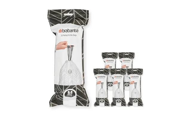 Brabantia Brabantia Perfectfit Bin Bags 120 Bags Model M. 60 L