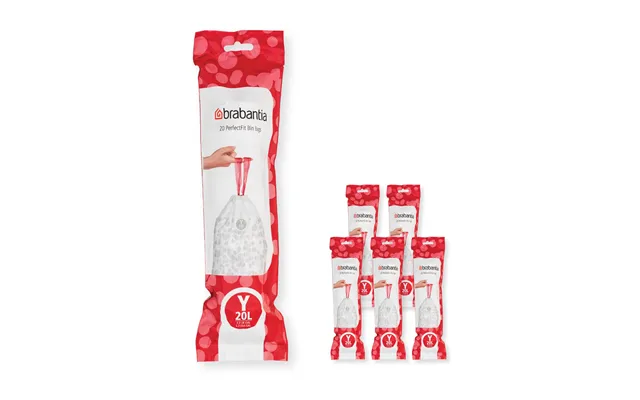 Brabantia Brabantia Perfectfit Bin Bags 120 Bags Model Y. 20 L
