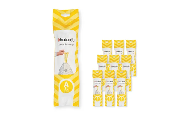 Brabantia Brabantia Perfectfit Bin Bags 200 Bags Model A. 3 L