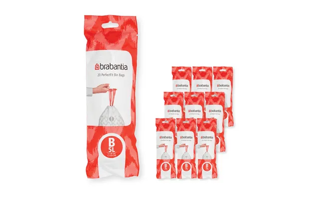 Brabantia Brabantia Perfectfit Bin Bags 200 Bags Model B. 5 L