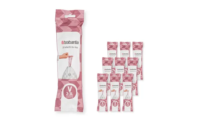 Brabantia Brabantia Perfectfit Bin Bags 200 Bags Model V. 2-3 L