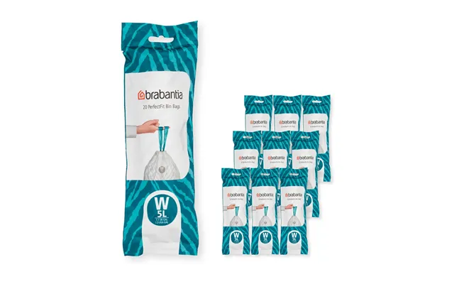 Brabantia Brabantia Perfectfit Bin Bags 200 Bags Model W. 5 L