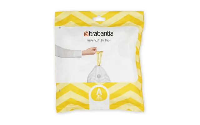 Brabantia Brabantia Perfectfit Waste Bag 40st 3 Liter