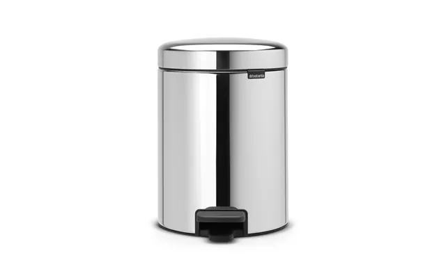 Brabantia New Icon Pedal Bin 5 Liter Brilliant Steel