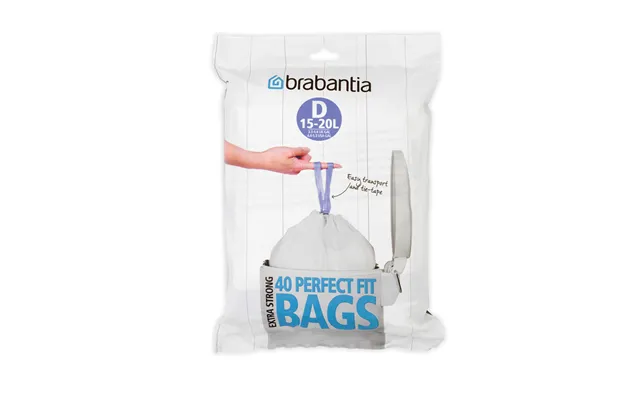 Brabantia Perfectfit Waste Bags D 40 Bags Per Pack 15-20 L