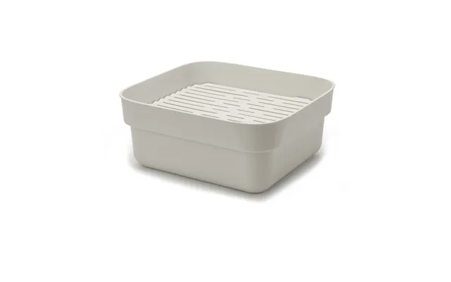 Brabantia Sinkside Dish Bowl With Drying Tray 34x37 Cm Light Grey