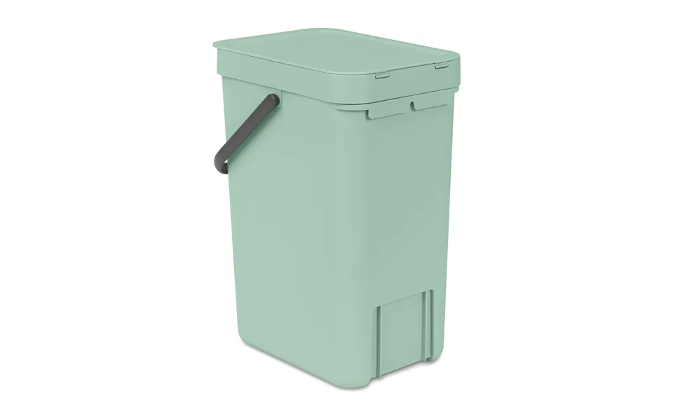 Brabantia Sort & Go Waste Bin 12 L. Jade Green