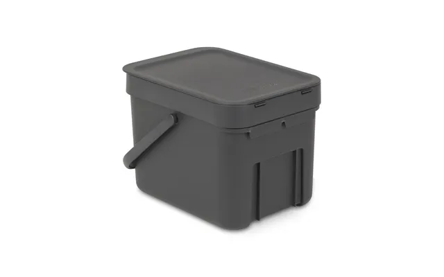 Brabantia Sort & Go Waste Bin 6 L. Grey
