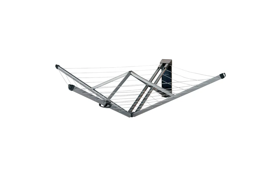Brabantia Wallfix Clothesline 24m With Fabric Cover Grey