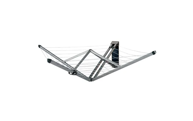 Brabantia Wallfix Clothesline 24m With Fabric Cover Grey