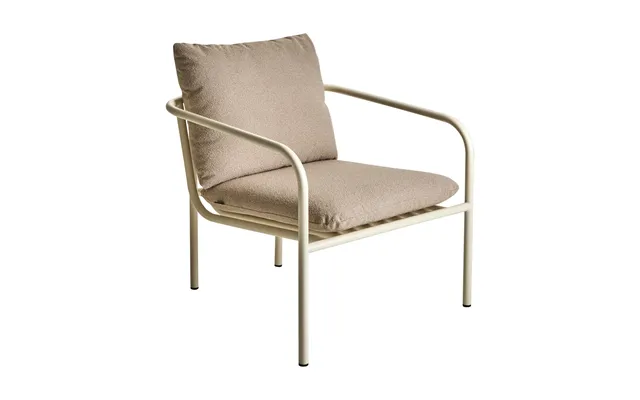 Brafab Bendt Lounge Chair Teddy Beige-pearl White