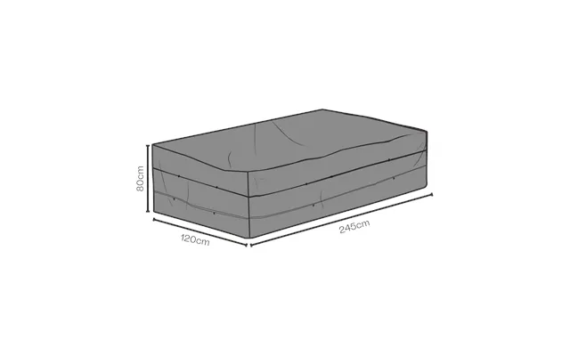 Brafab Brafab Furniture Cover Dining Group Black 245x120 Cm