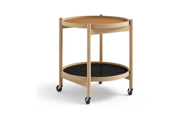 Brdr. Krüger Bølling Tray Table Model 50 Clay - Oiled Oak Stand