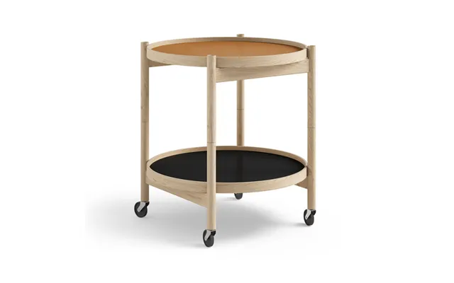 Brdr. Krüger Bølling Tray Table Model 50 Clay - Untreated Oak Stand