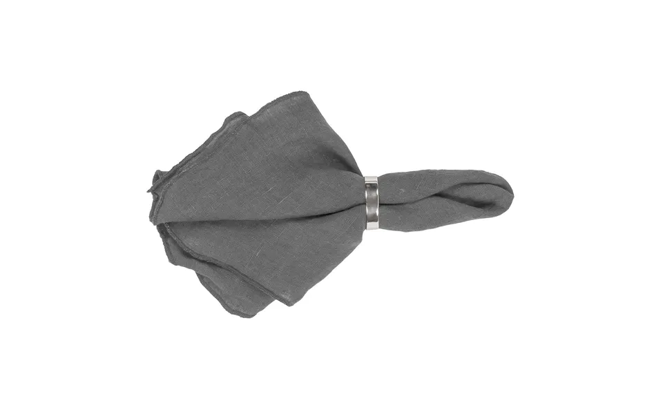 Broste Copenhagen Gracie Linen Napkins Grey