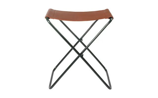 Broste Copenhagen Nola Stool Leather Forest Green