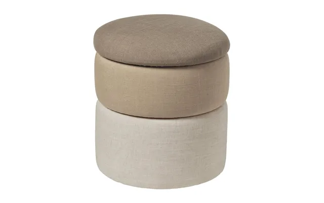 Broste Copenhagen Pond Pouffe 42 Cm Beige Shades product image