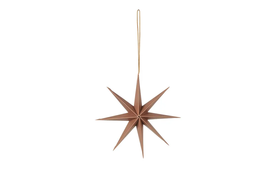 Broste Copenhagen Star Paper Star Ø15 Cm Indian Tan