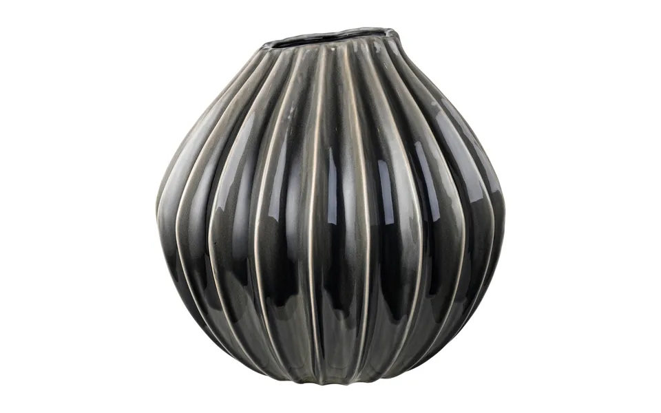 Broste Copenhagen Wide Vase Smoked Pearl 40 Cm