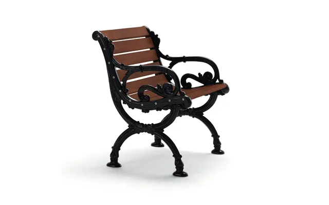 Byarums Bruk Byarum Armchair Pine Brown Glaze - Black Stand
