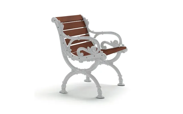 Byarums Bruk Byarum Armchair Pine Brown Glaze - Raw Aluminum Stand